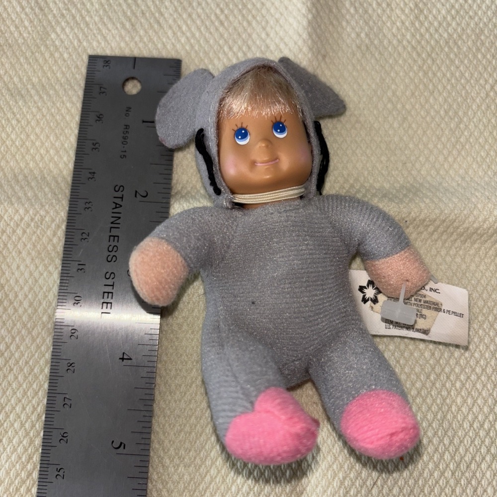 Baby Bean Melanie Mouse 1997‎ 5" doll. Vintage. Rare 3473